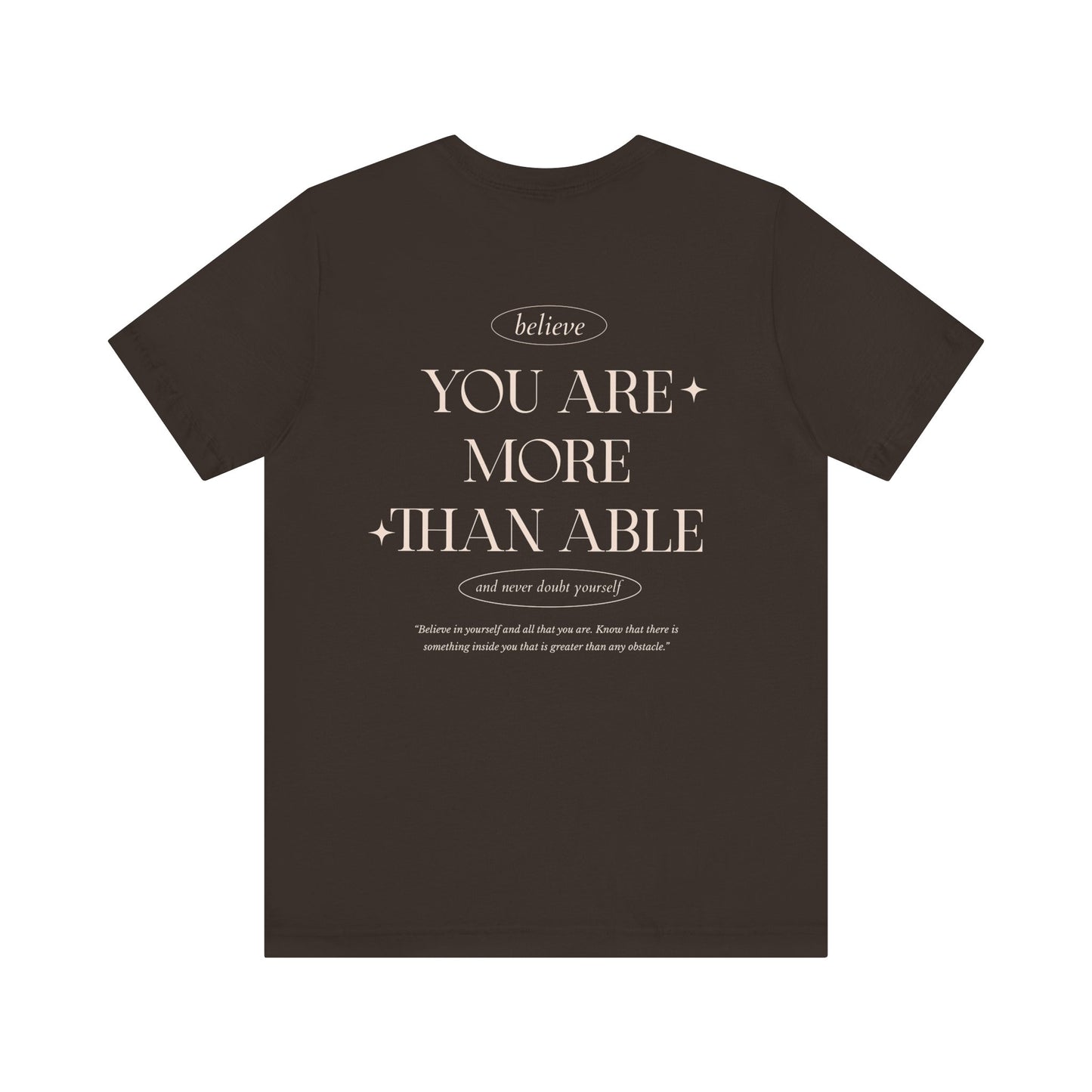 You Are More Than Able