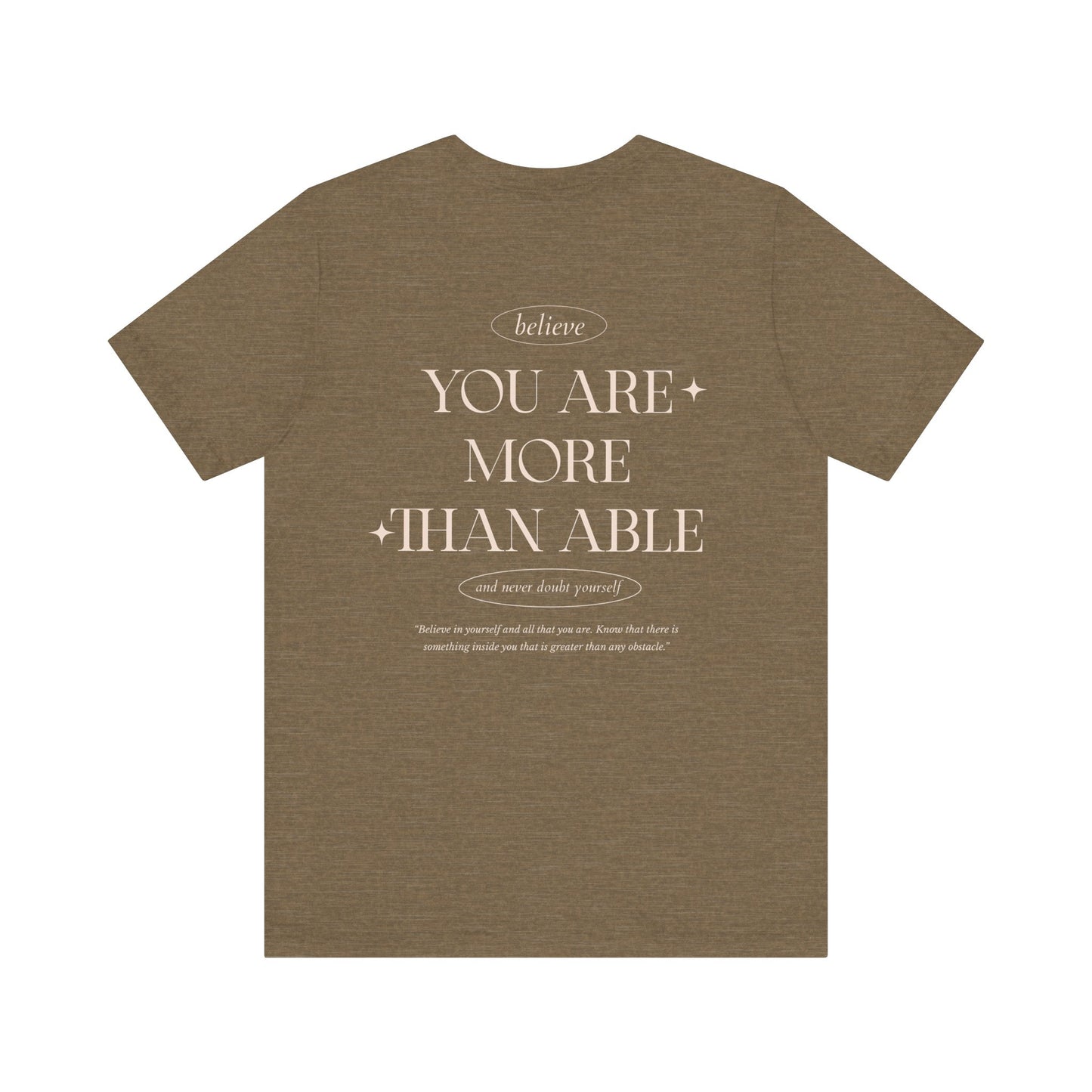 You Are More Than Able